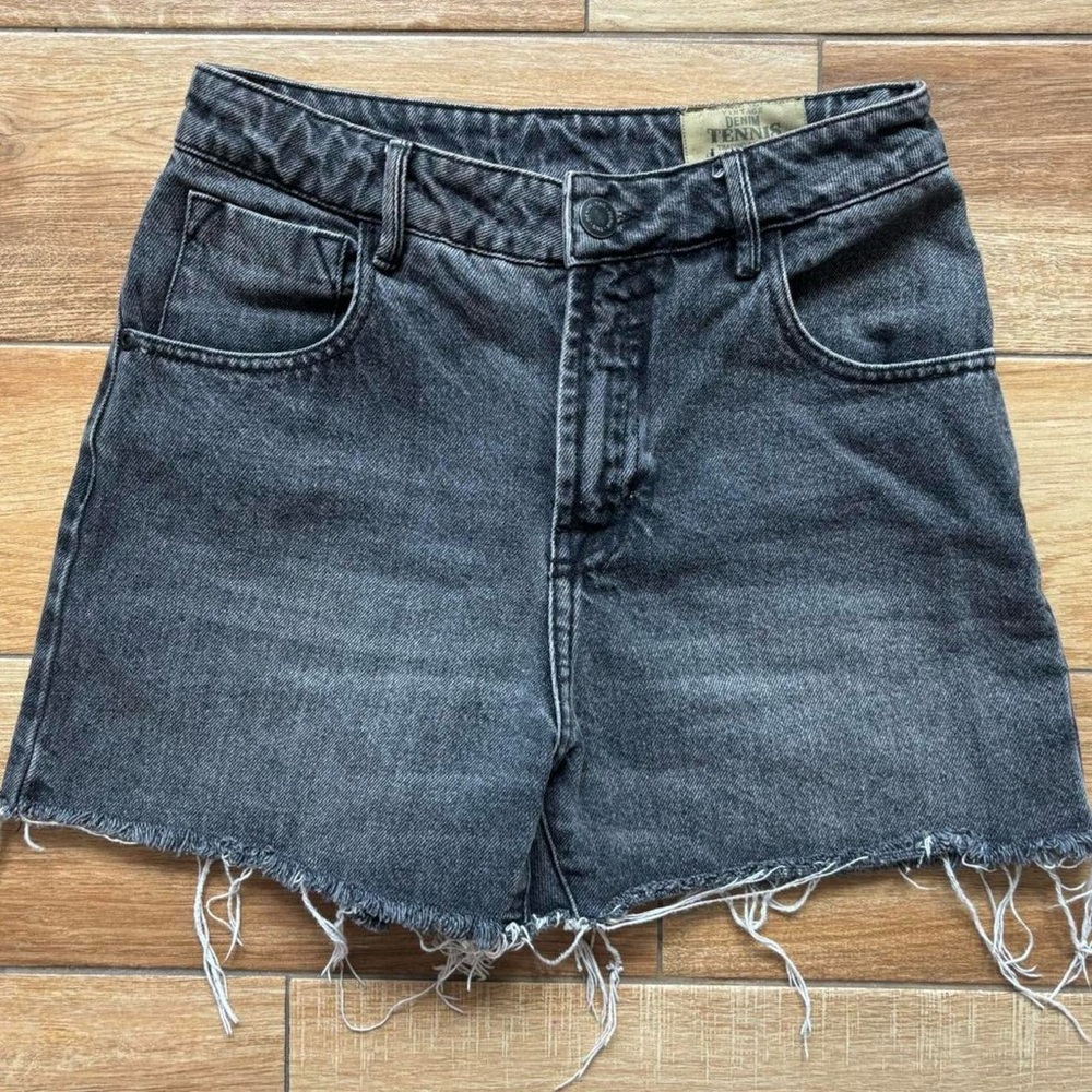 Women's Black Denim Shorts